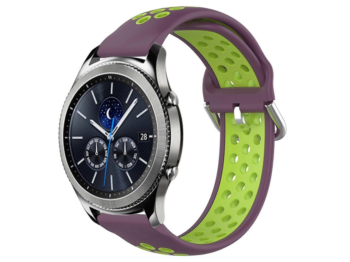 Pulseira De Silicone Esportiva Perfurada E Respirável De 22 Mm Para Samsung Gear S3 Classic