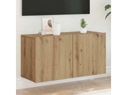 Vidaxl Móvel de Parede para Tv 80x30x41 Cm Carvalho Artisiano