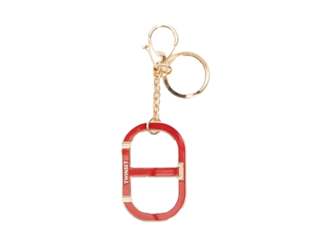 Porta-Chaves de Mulher TWIN SET Vermelho (Tamanho Único)