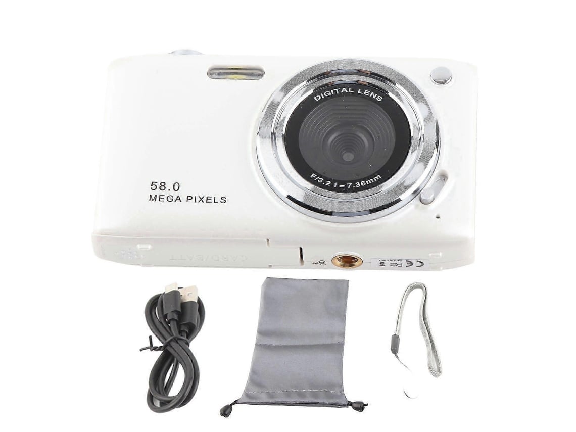 Câmara Digital Compacta 58mp 4k Com Ecrã De 2,88 Polegadas E Zoom 16x