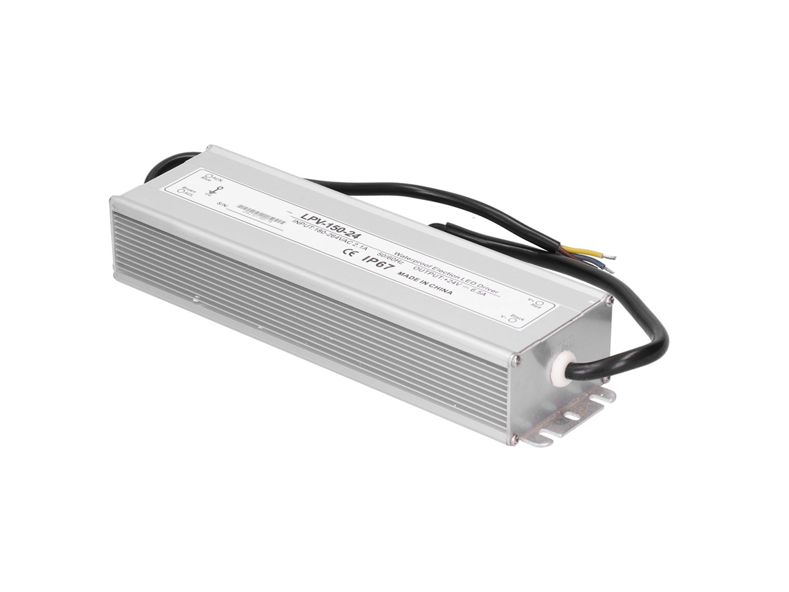 Laxiscreed Fonte De Alimentação 24v Dc Água Para Iluminação Lpv 150w Em Liga De Alumínio