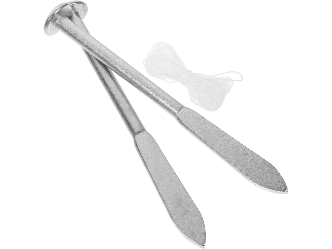 Conjunto De 2 Pregos De Alinhamento Para Alvenaria Material Durável E Robusto Fácil De Usar Gokoco