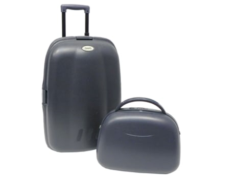 Dhg Trolley+proser Abs Suitcase Set Preto
