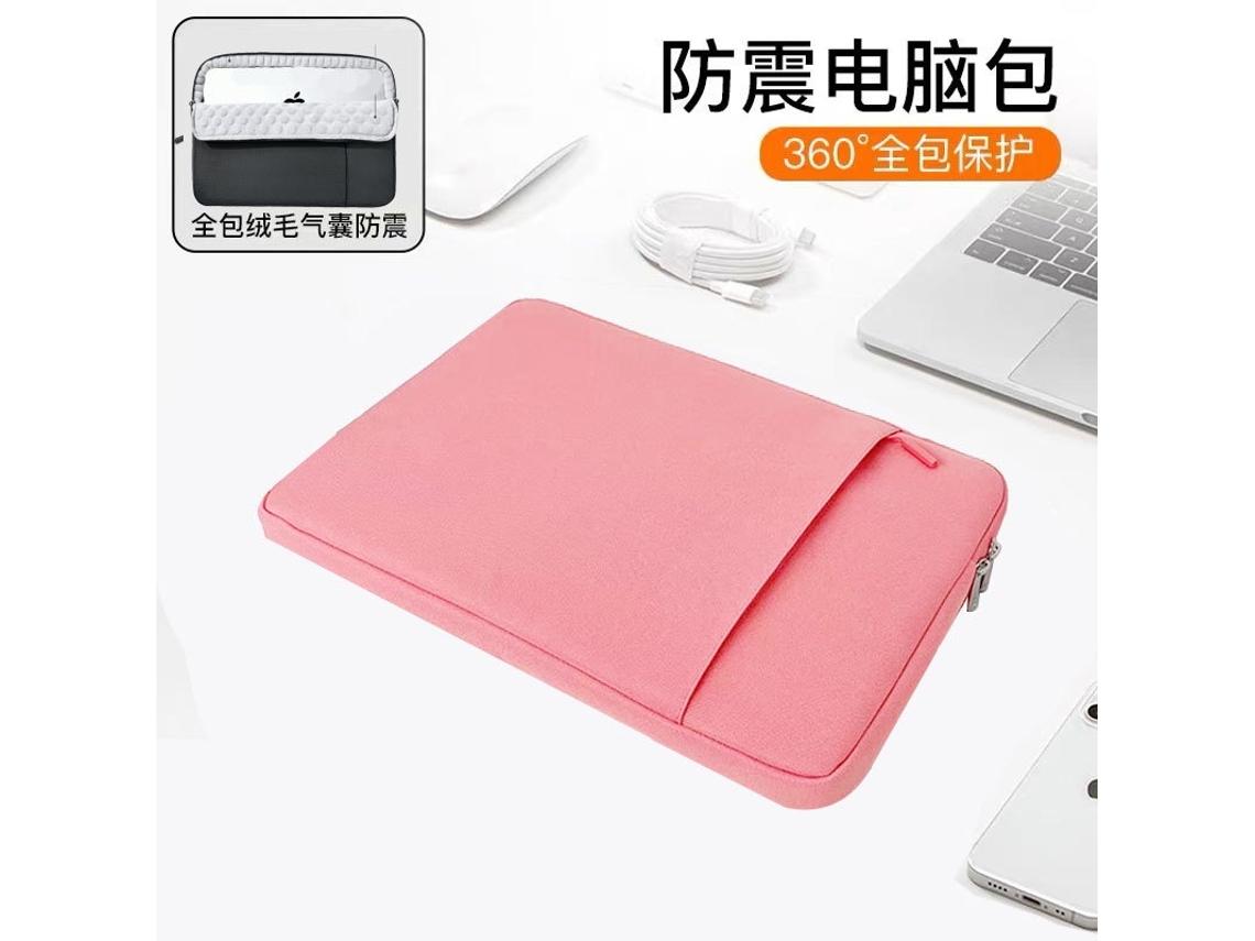 Bolsa Para Portátil Lurelia, Compatível Com Portáteis/tablets Até 12,3", Rosa, Poliéster, Proteção Antiquedas