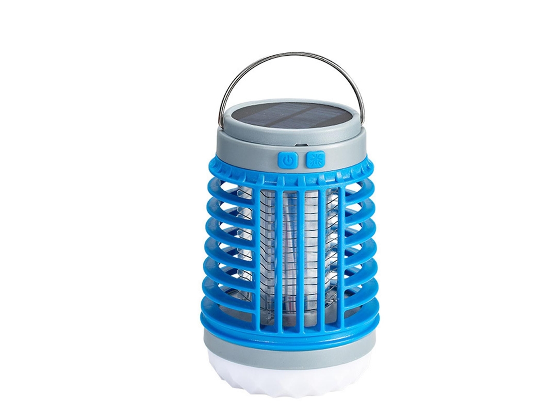 Lâmpada Solar Camping Mosquitos Com Alça Impermeável Para Acampamento No Quintal