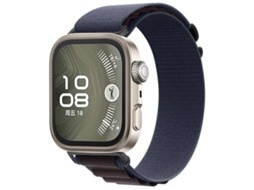 Bracelete para Honor Band 10 9 XIAOMOYU nylon trançado com fecho de velcro interface metálica rosa