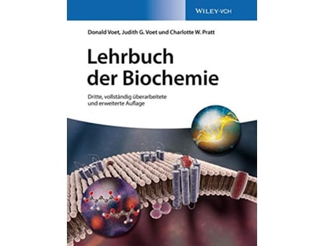 Livro Lehrbuch der Biochemie German Edition de Donald Voet Judith G Voet Charlotte W Pratt (Alemão)
