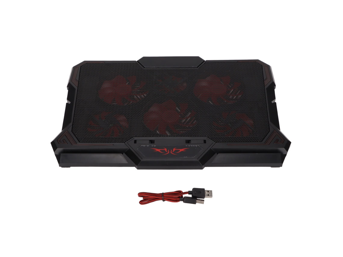 Cooler Para Notebook Gamer, Ultra Fino, Com Velocidade Ajustável E Alimentação Usb.