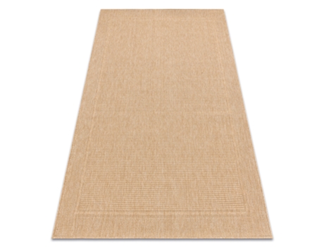 Tapete Timo 5979 Sizal Ar Livre Quadro Bege Escuro DYWANY LUSZCZOW