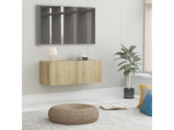 Vidaxl Móvel De Tv 80x30x30 Cm Derivados De Madeira Carvalho Sonoma