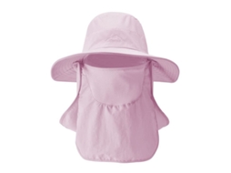 2026 gorra de Pesca para Homens Gorra de Cubo de Trekking Proteção Solar Ao Ar Livre Rosa
