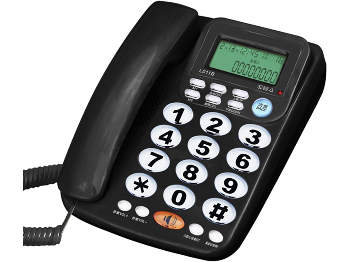 Telefone Residencial Em Inglês Com Discagem Automática, Dispositivo De Comunicação Fácil De Usar E Eficiente,