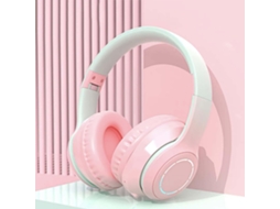 Auriculares Bluetooth Wireless headset osteocondutor rosa HJKBTECH