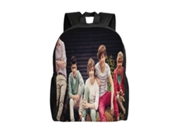 Mochila De Estudante One Direction V93, Durável E Leve, À Prova Dágua E Com Alça De Ombro Respirável. Olysi Shop