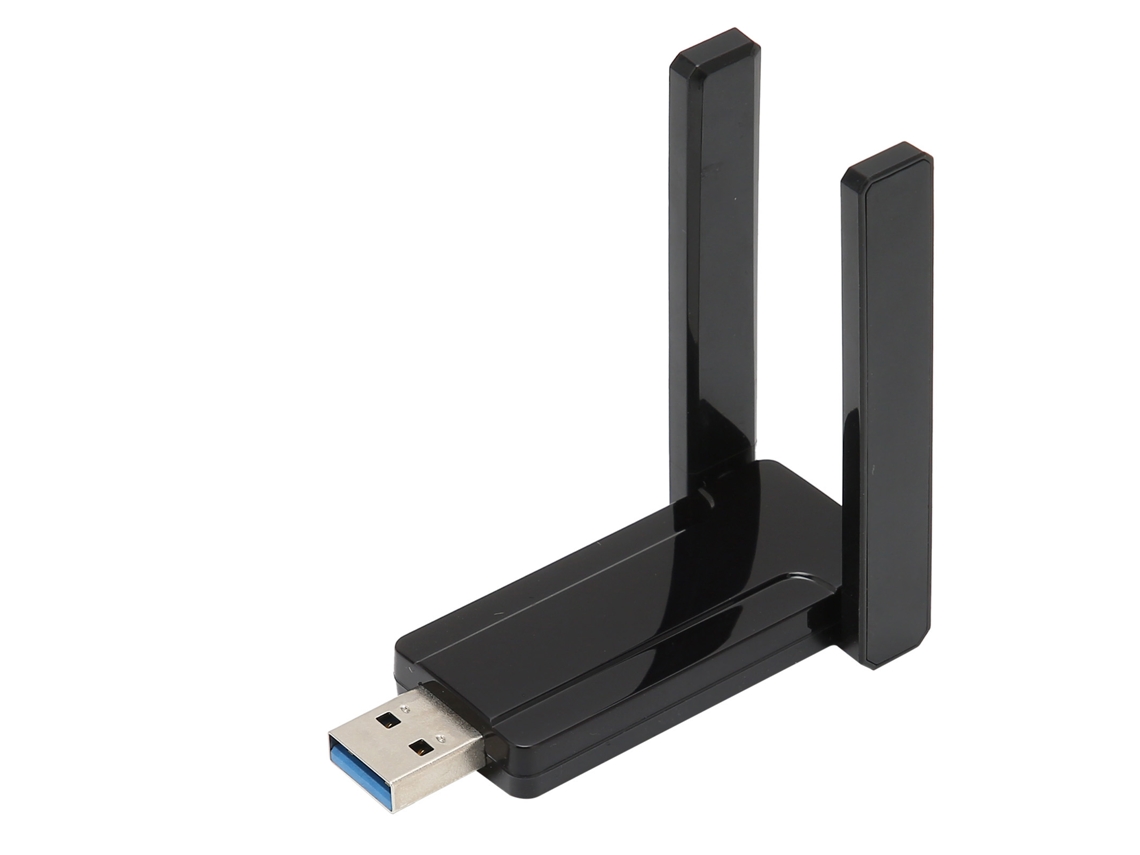 Placa de rede sem fio com antena dupla EOOCOO de alta velocidade USB 3.0