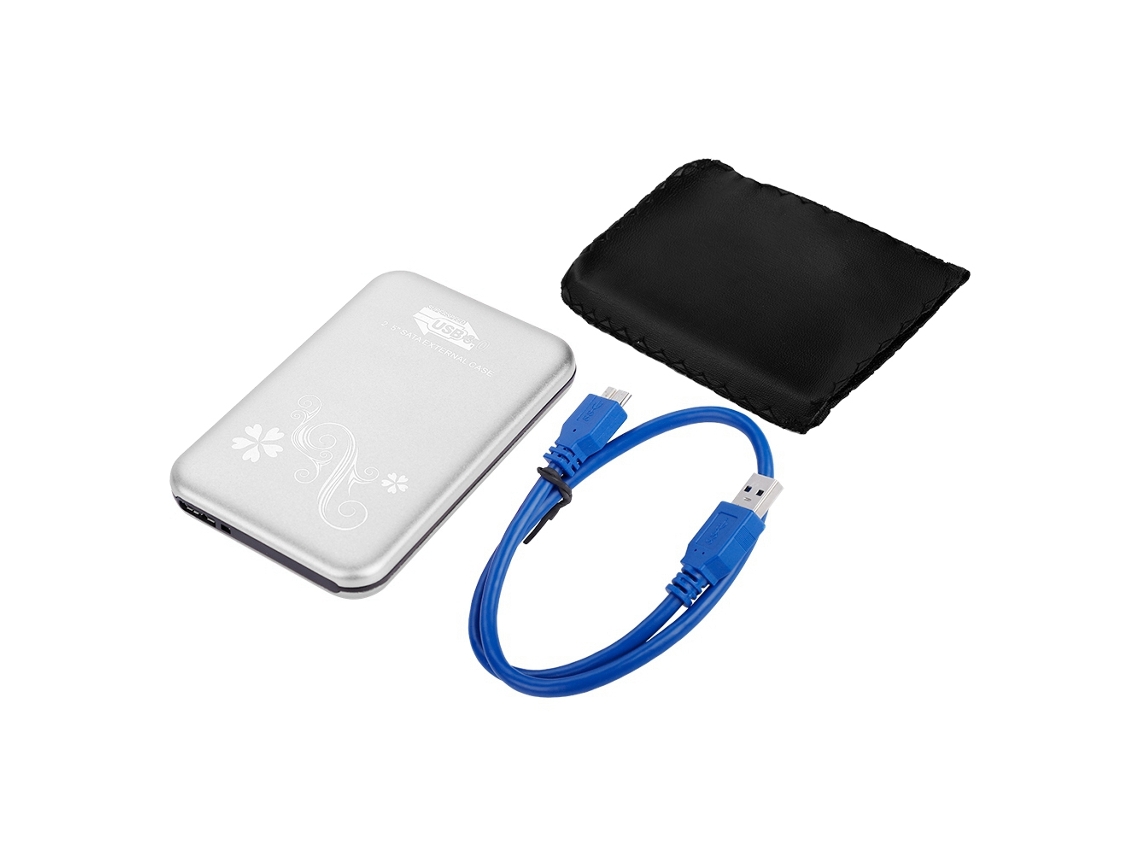 Unidade De Disco Rígido Móvel Portátil 2.5" 500g Usb 3.0 Para Windows Mac Os Prata