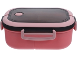 Marmita Portátil Inoomp Para Adultos, Capacidade De 1, 2l, Design Com Divisórias E Superfície Lisa, Ideal Para