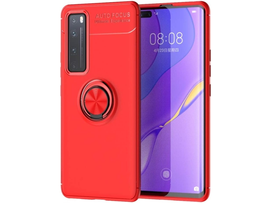 Capa Protetora Para Celular À Prova De Choque Em Tpu Com Suporte Invisível.