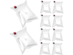 10 Sacos Reutilizáveis Para Vinho Com Válvula - Bolsas Práticas Para Viagens E Armazenamento De Líquidos