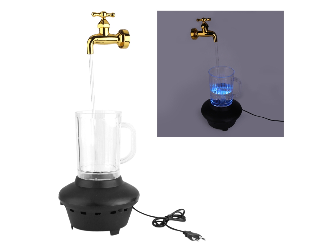 KOFIHETY Luminária decorativa criativa para casa ou clube com fonte mágica suspensa e luz LED colorida, 220 V