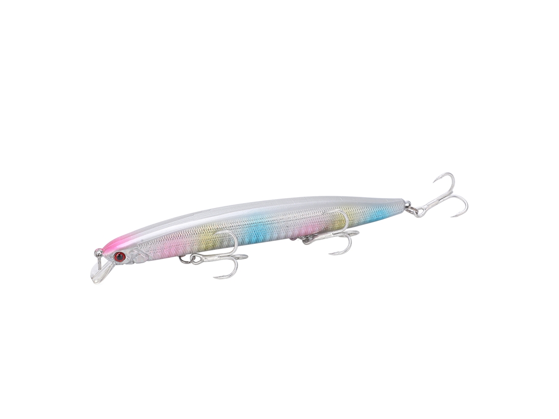 Isca Minnow Anticorrosiva 3d com 3 Garras Afiadas