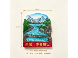 Ímãs De Geladeira Do Monte Everest E Do Palácio De Potala, No Tibete (monte Sapu, Tibete).