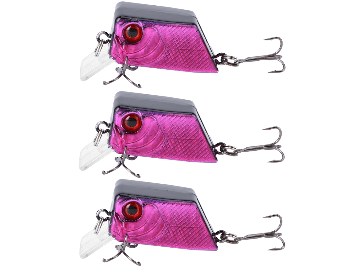 Lure (simulated Bait Rocker Fake Bait) Square Mini Rocker Fatty Hook Lure Fake Bait Fish Bait 5