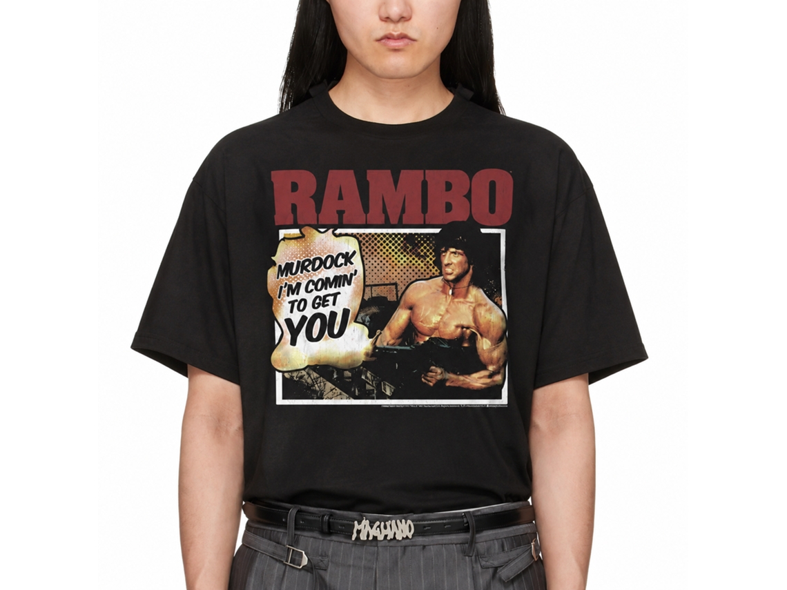 Rockinstone Rambo Movie You Wont Believe Black Adult T-shirt Size:xxxl