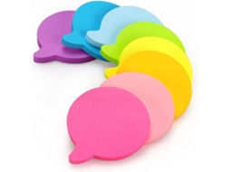 Blocos De Notas Adesivas, 8 Cores, 8 Unidades, 75 Folhas, 3x3, Rosa