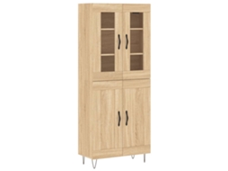 Highboard, Highboards Vidaxl Marrom Madeira Processada (n/a)