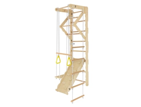 Parede De Escalada Interior Joyz 6in1 Com Barras Escalada Baloiço Equipamento Desportivo