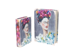 Caixas de livros Frida SET 2U