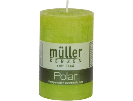 Velas Rústicas Verde 90X58 mm