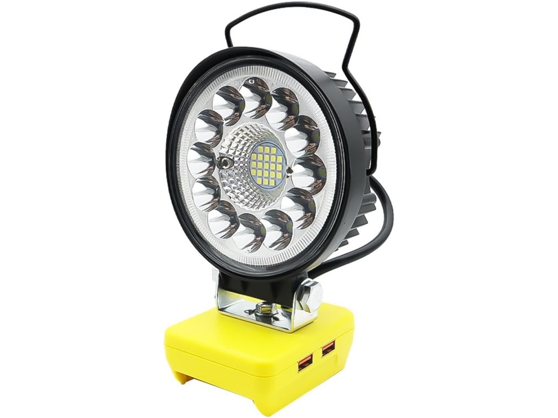 Lanterna Portátil Led Com Projetor, Recarregável Via Usb E Alimentada Por Bateria De Lítio, 20v 206 Gokoco