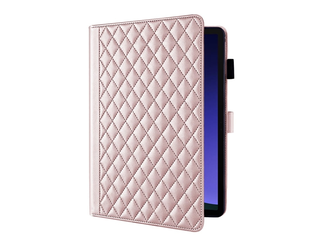 Capa Para Samsung Galaxy Taba9 Plus 11 Capa Plana Estilo Chanel Com Ushion Ouro Rosa
