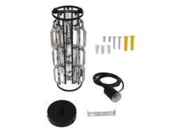 Lustre de cristal moderno ajustável 85 265V 60W para cozinha iluminação de ilha E27 E26 | S/MARCA