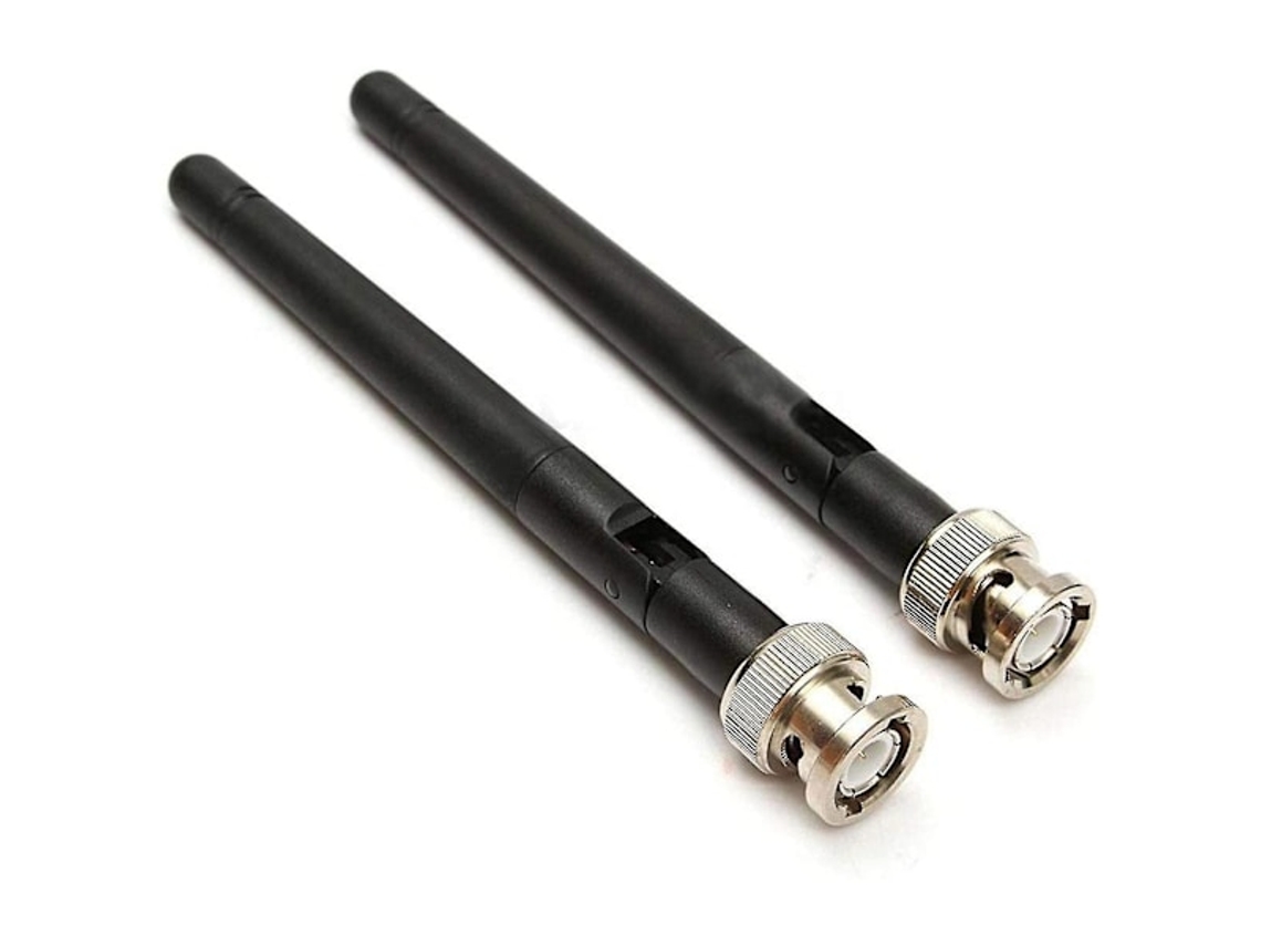 2 Antenas Uhf Com Conector Bnc Compatíveis Sennheiser Ew100, Ew300, Ew500 E G3