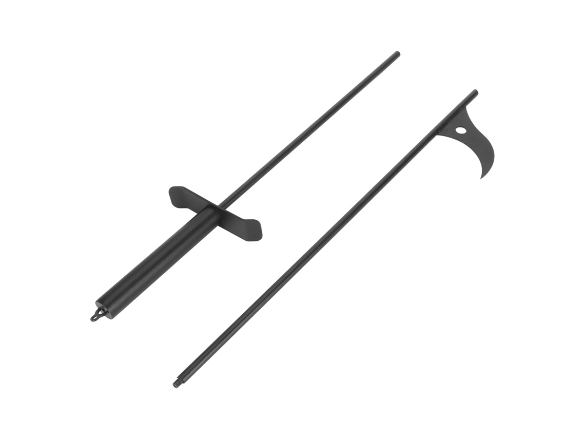 Laxiscreed Pá Para Lareira De Aço Resistente À Ferrugem Com Proteção Para As Mãos, 40 Polegadas