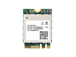 Placa De Rede Sem Fio Aw Cb375nf Dualband, Placa Wi Fi Dualband 2.4g/5ghz, Núcleo Rtl8822ce Cg, Bluetooth 5.0, Compatível Com Ble Nx Aquaforge