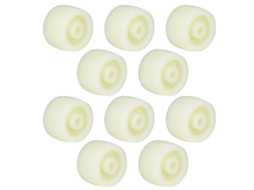 10 Peças Polea Redonda De Nylon Rueda Caster Rodillo, Carga Máxima 40kg, 1.5 Polegadas