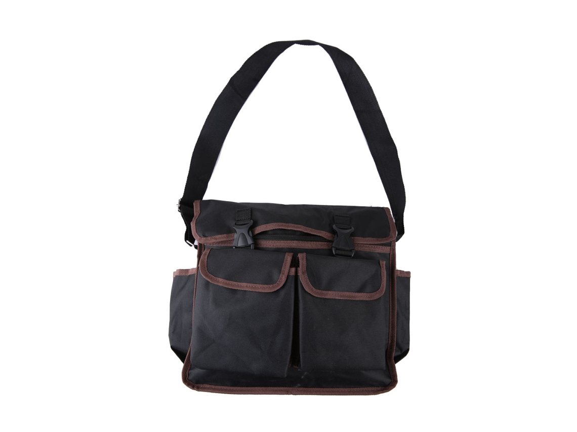 Bolsa de ombro multifuncional em poliéster, estojo para ferramentas, organizador e suporte para ferramentas.