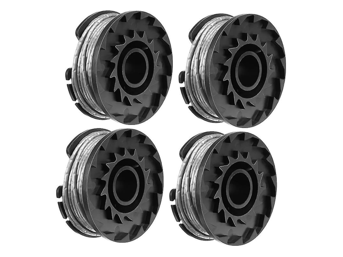 4 Bobinas De Fio Para Cortador Bosch Easygrasscut 23, 26, 18, 18-230 Com Sistema De Alimentação Automática