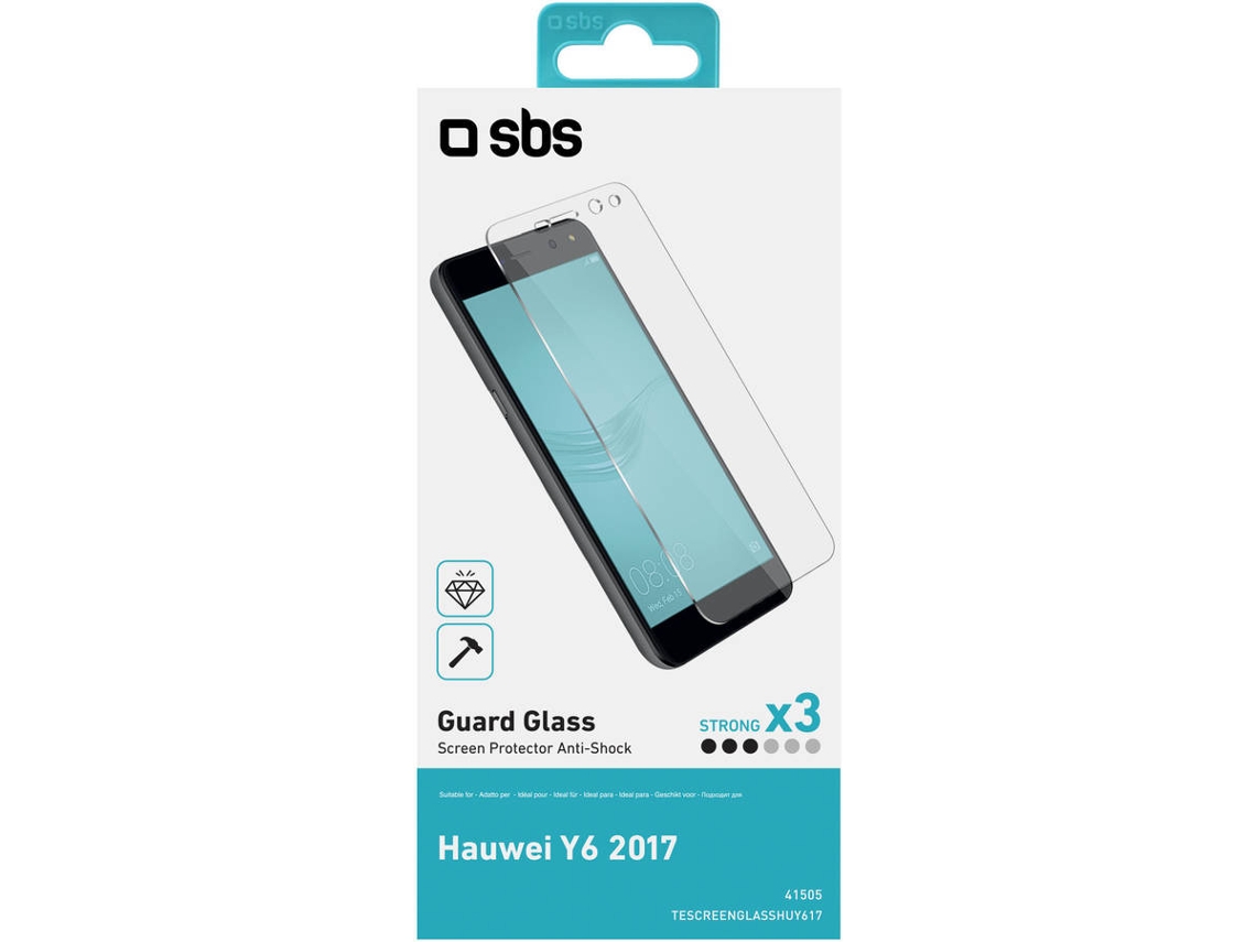 Pelicula de Vidro SBS Y6 2017