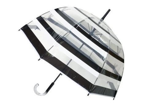 Guarda-chuva Transparente Com Abertura Automática E Varetas De Fibra