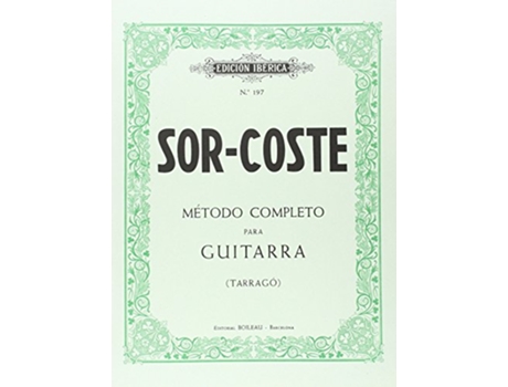 Livro Método De Guitarra de Napoléon Coste (Espanhol)