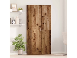Vidaxl Highboard Madeira Antiga 80 X 39 X 178 Cm Madeira Processada