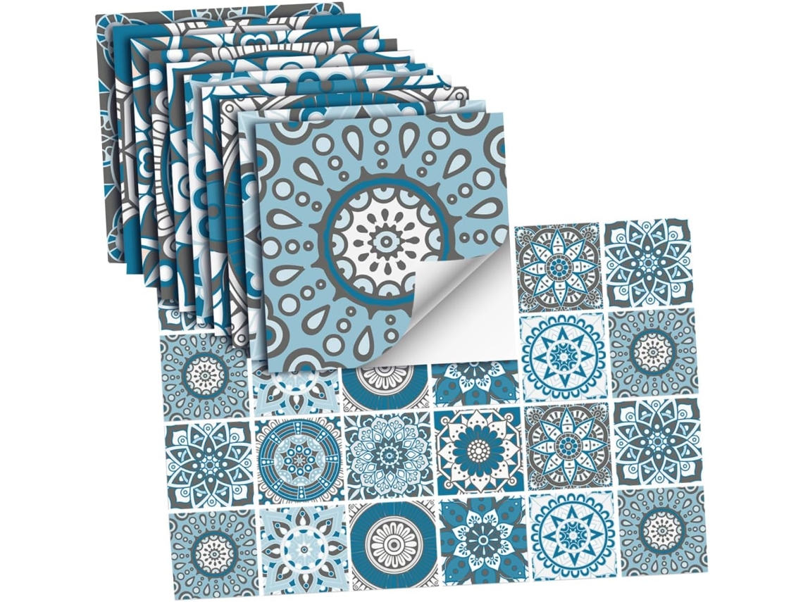 Conjunto De 48 Peças De Adesivos Decorativos Removíveis Para Azulejos De Parede, Ideais Para Banheiros E Residências.