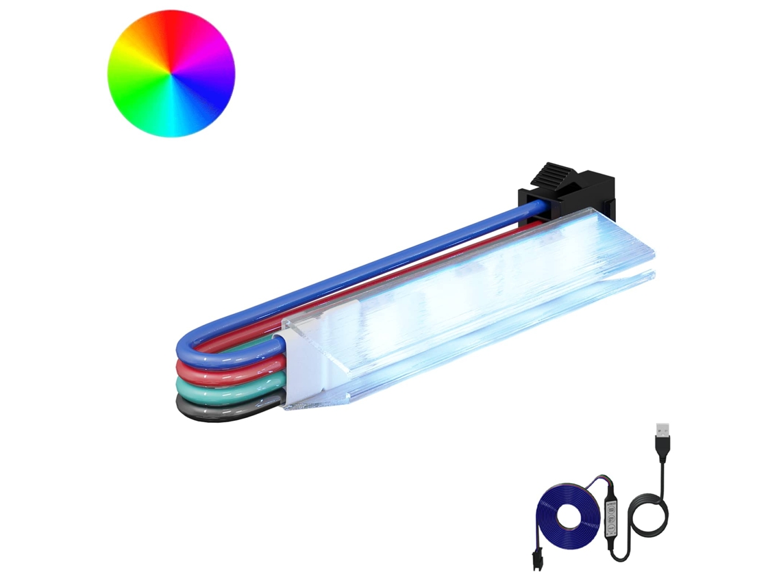 Vidaxl Fita Led 12 Unid. Preto E Branco Cobre E Plástico