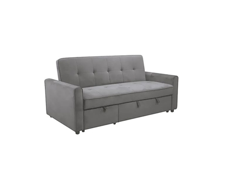 VENPRODIN Sofá-Cama Chaise Lounge 184X98X90-178. Cinza (184 x 98 x 90-178 cm)