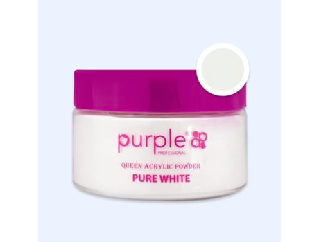 Queen Acrylic Powder Pure White Purple